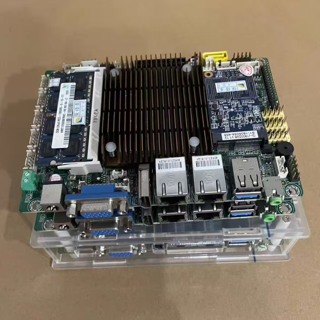 Intel J1900 Mini PC – Dual LAN Fanless Home Gateway (Refurbished Motherboard)